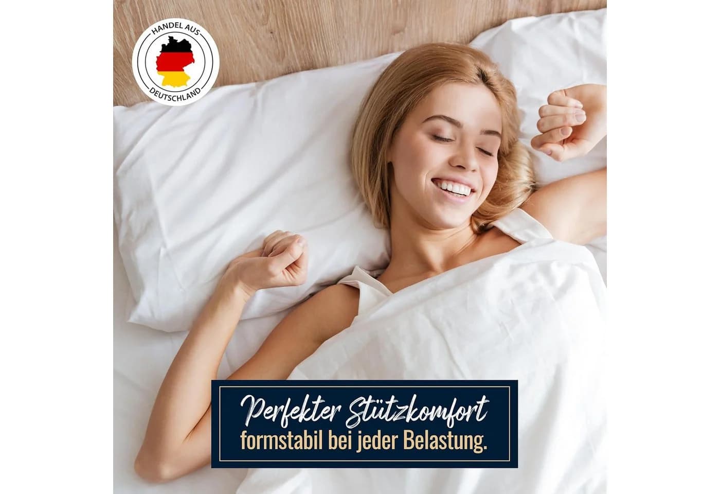 Garanta Nackenstützkissen Orthopädisch Baumwolle Höhenanpassbar - Bild 4