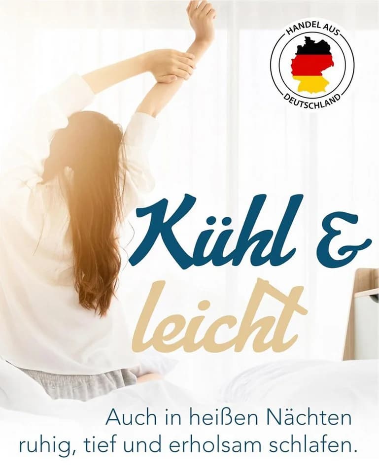 Sympathica Sommerbettdecke 100% Kamelhaar mit Aloe Vera Bezug - Bild 3