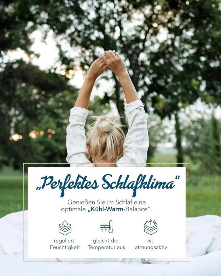 Sympathica Sommerbettdecke 100% Kamelhaar mit Aloe Vera Bezug - Bild 5