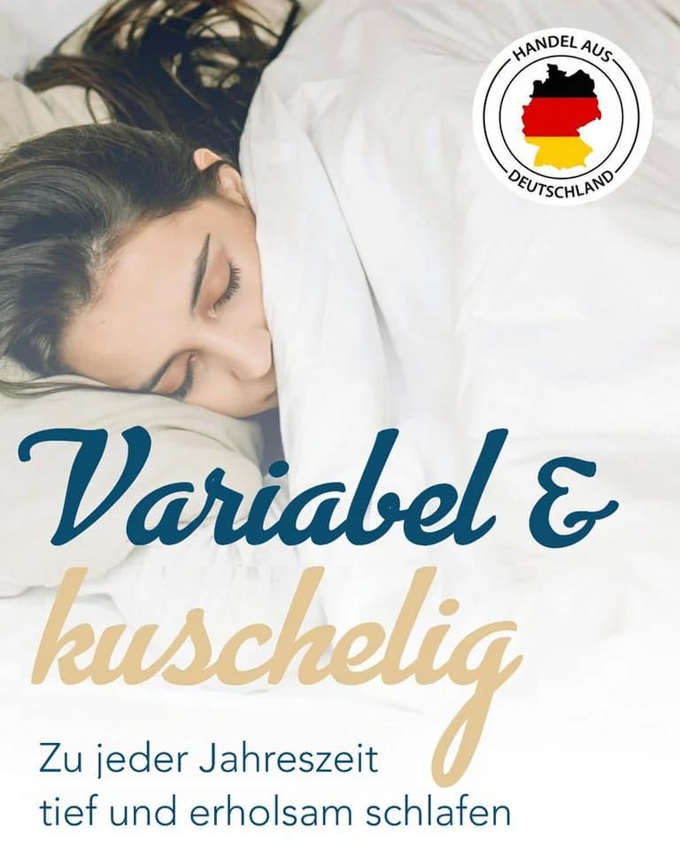 Garanta 4-Jahreszeitenbett Weiß Microfaser Allergiker geeignet - Bild 4