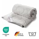 Sympathica Naturfaserbettdecke Sommerdecke 100% Wildseide Mako Satin Champagner Bild 1