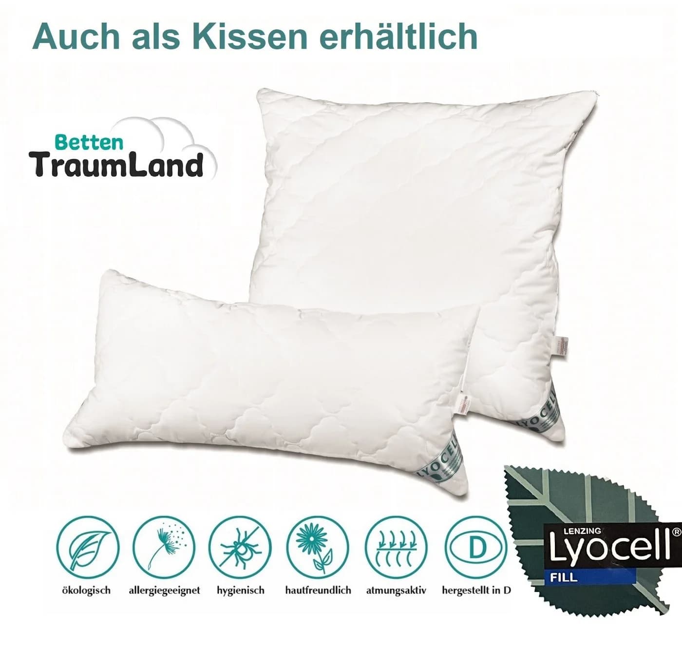 Bach's Bettenwelt Naturfaserbettdecke Lyocell Tencel Duo Decke - Bild 4