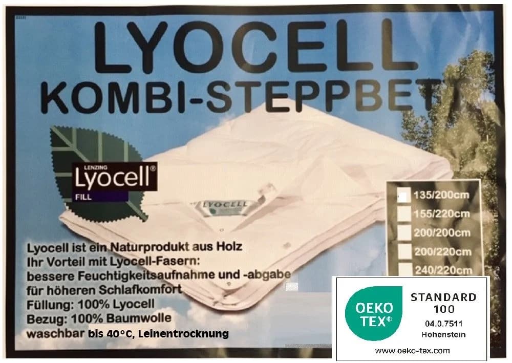 Betten Traumland 4-Jahreszeiten Decke Lyocell Tencel Weiß - Bild 3