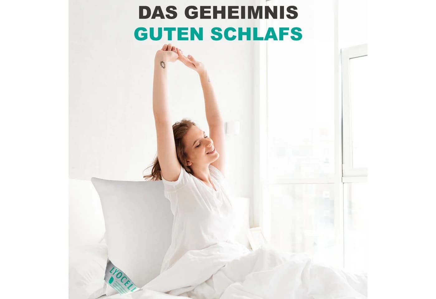 Betten Traumland 4-Jahreszeiten Decke Lyocell Tencel Weiß - Bild 5