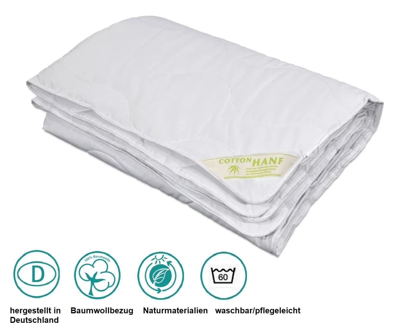 Betten Traumland Naturfaserbettdecke Hanf Plus Duo Winterdecke Ganzjahresdecke - Bild 2