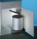WESCO Rondo 2 Einbaumülleimer 13L Schwenktechnik Schwarz/Silber Bild 3