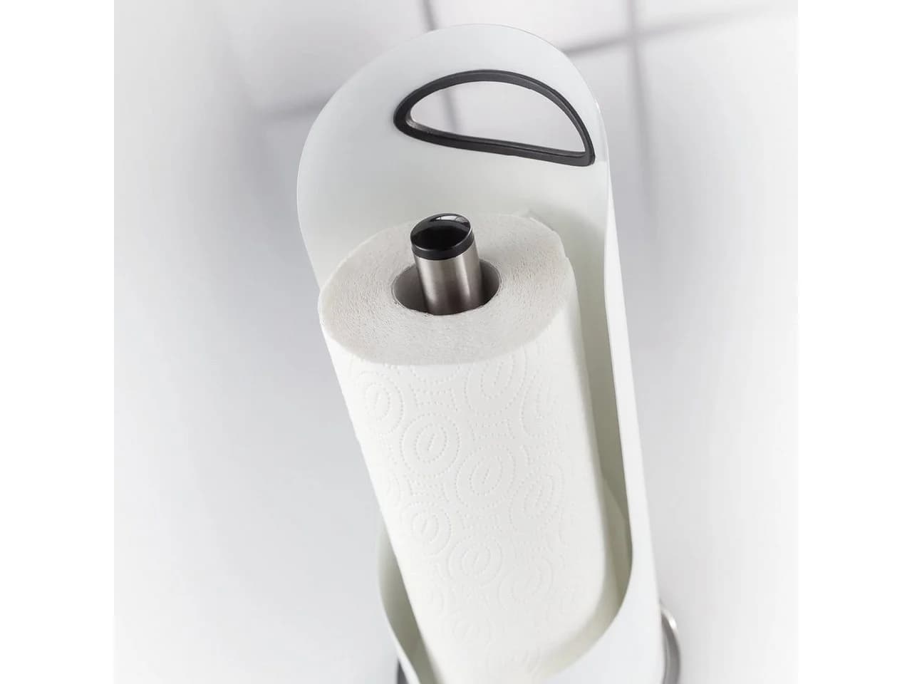 WESCO Küchenrollenhalter matt Weiß Edelstahl - Bild 3