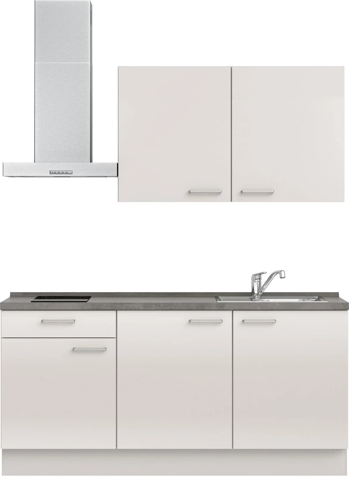 Nobilia Küchenzeile Flash I 180 cm grau