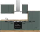 Küchenzeile NOBILIA Easytouch I Grün Eiche Sierra Nachbildung Bild 2