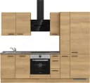 Nobilia Küchenzeile Structura II Braun Eiche Sierra Nachbildung Bild 2