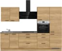 Küchenzeile NOBILIA Structura II Braun Eiche Sierra Nachbildung Bild 2