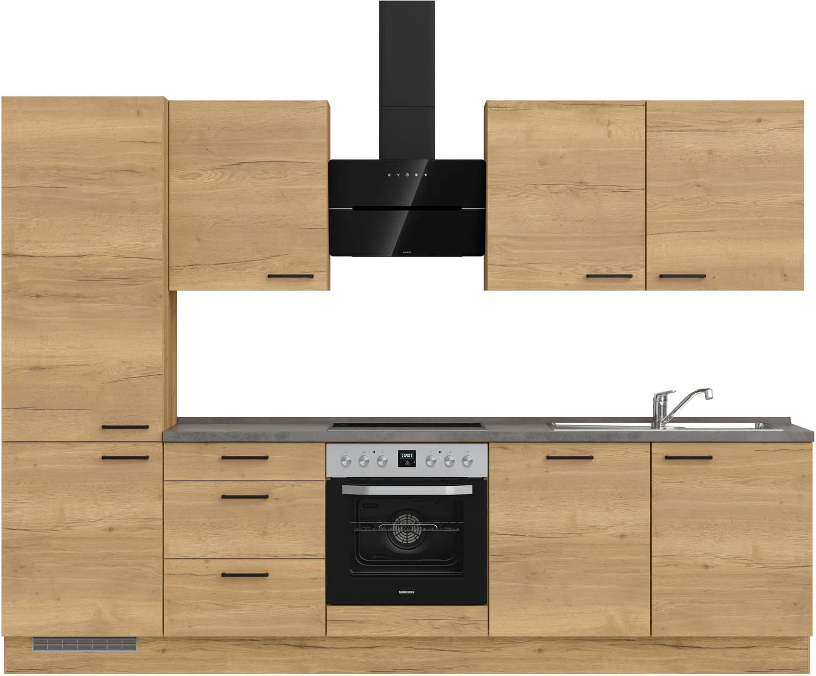 Küchenzeile NOBILIA Structura II Braun Eiche Sierra Nachbildung - Bild 2