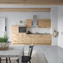 Nobilia Küchenzeile Structura I Braun Eiche Sierra Nachbildung Beton Arbeitsplatte Bild 1