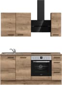Nobilia Küchenzeile Structura II Braun Eiche Havanna Nachbildung 180 cm Bild 2