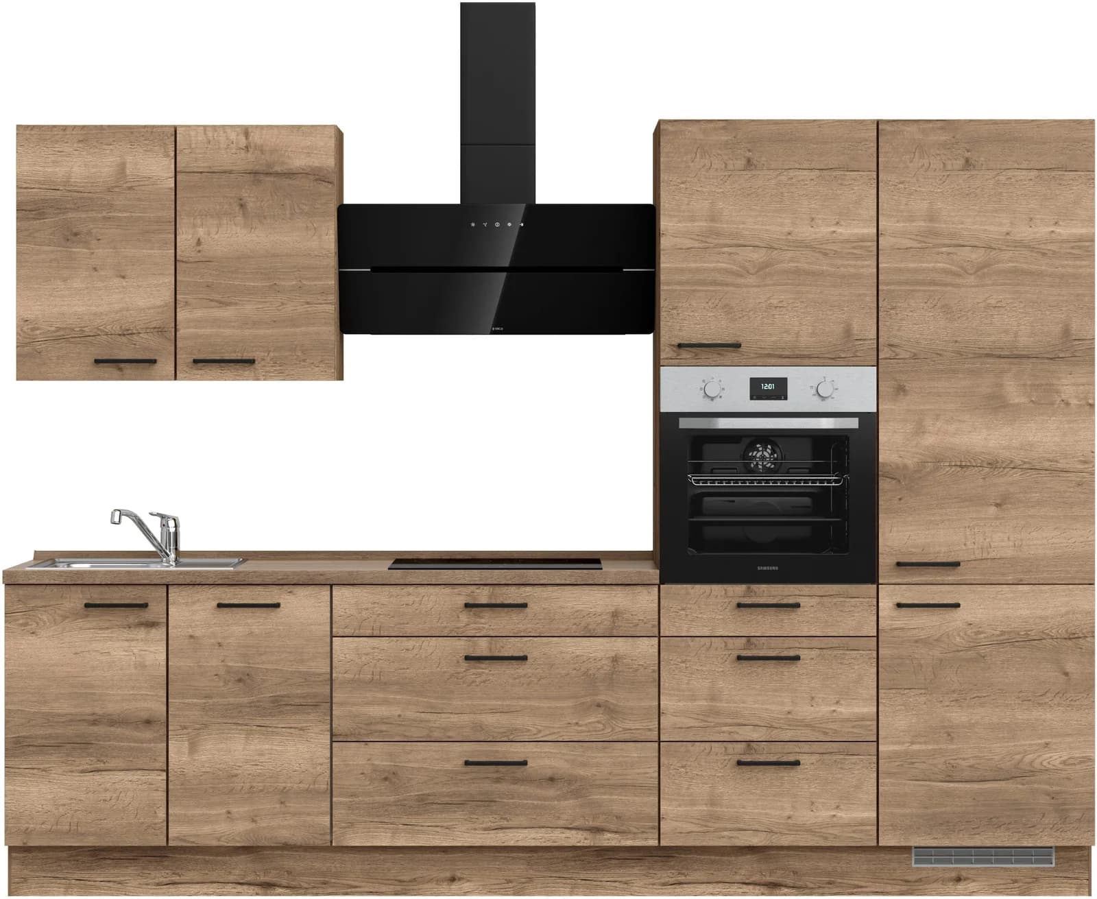 Nobilia Küchenzeile Structura II Braun Eiche Havanna Nachbildung - Bild 2