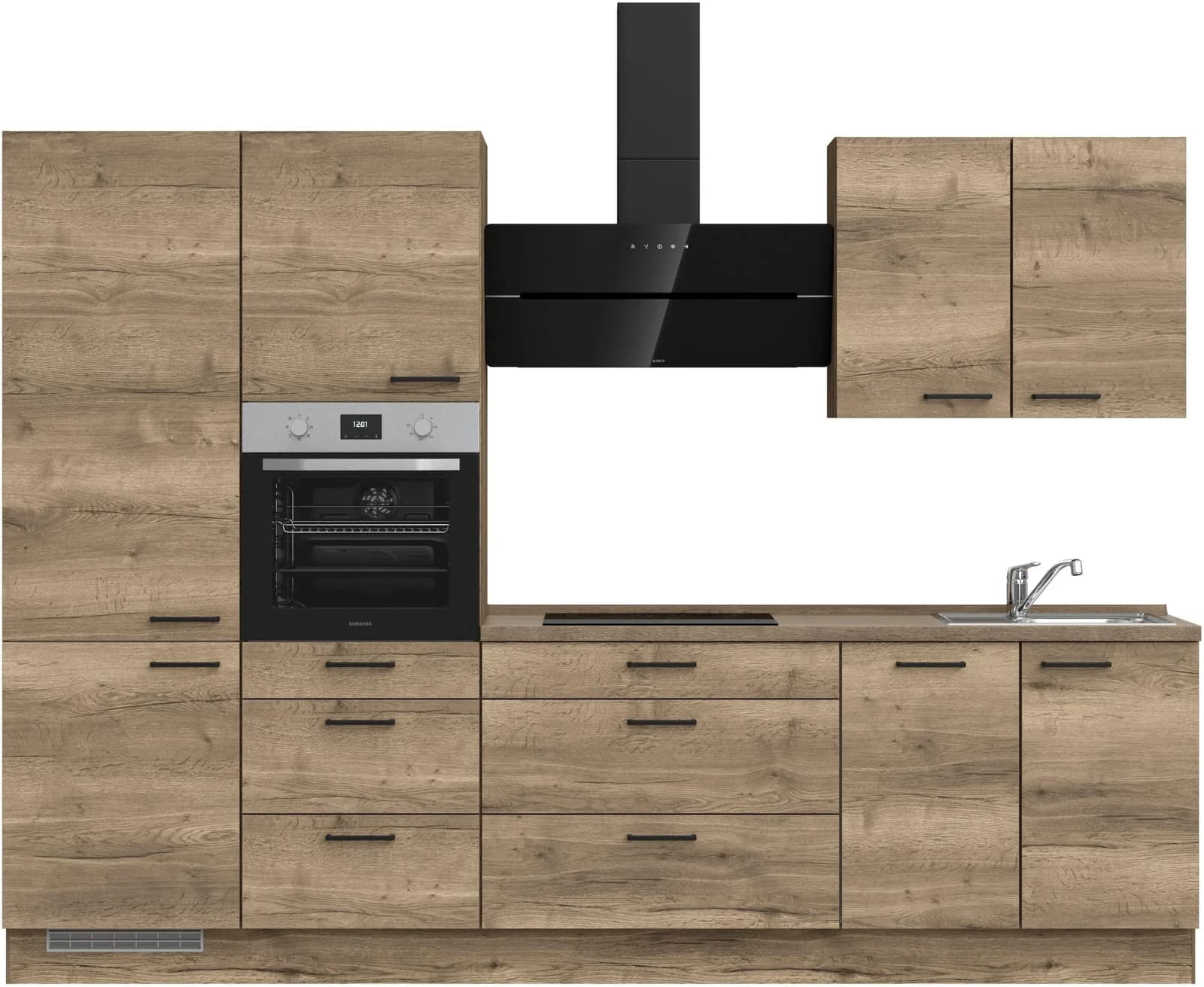 Nobilia Küchenzeile Structura II Braun Eiche Havanna Nachbildung - Bild 2