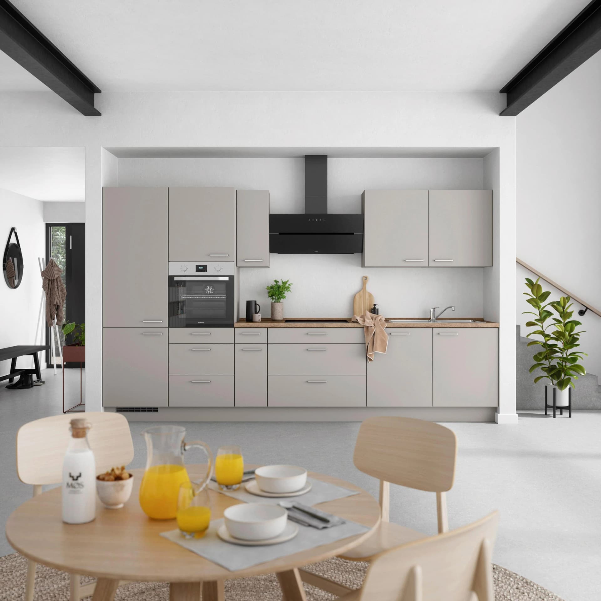 nobilia® Küchenzeile "Touch II" 360 cm Breite