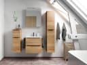 Waschtisch-Set NOBILIA Levere Braun Eiche Sierra Nachbildung Bild 1