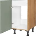 nobilia Spülenschrank Cascada Grün Braun Vormontiert Bild 1
