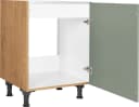Spülenschrank NOBILIA Cascada Grün/Braun 60cm Bild 1