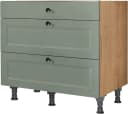 NOBILIA Cascada Kochfeldumbauschrank 90cm mit Vollauszug und Soft-Close Bild 2