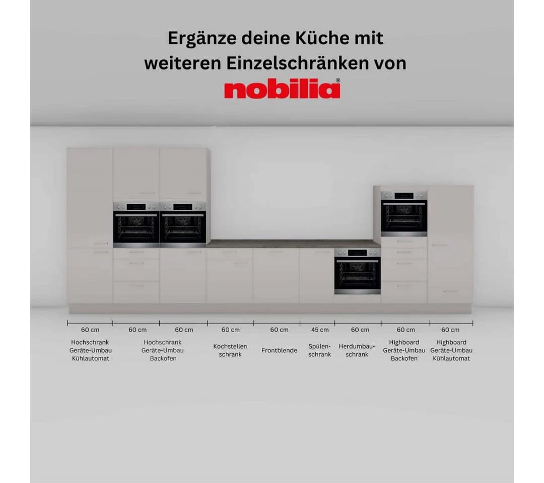 Hängeschrank NOBILIA Flash Weiß Hochglanz mit Soft-Close - Bild 5