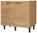 Nobilia Spülenschrank Structura 90cm Eiche Sierra Nachbildung Bild 1