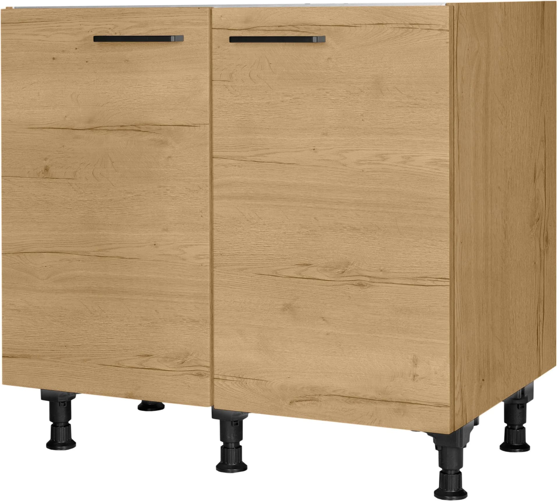 Nobilia Spülenschrank Structura 90cm Eiche Sierra Nachbildung - Bild 2