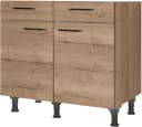 Nobilia Structura Unterschrank 90 cm Eiche Havanna Soft-Close Bild 2