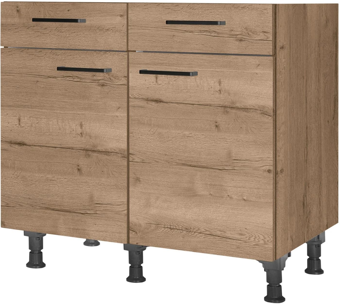 Nobilia Structura Unterschrank 90 cm Eiche Havanna Soft-Close - Bild 2