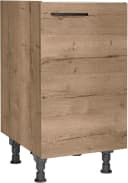 NOBILIA Structura Spülenschrank Eiche Havanna mit Soft-Close Bild 2