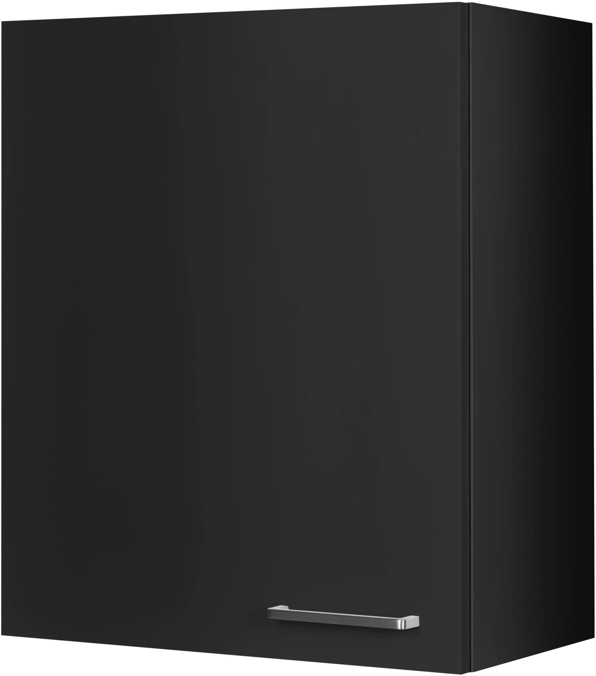 nobilia Hängeschrank Touch Schwarz Soft-Close vormontiert