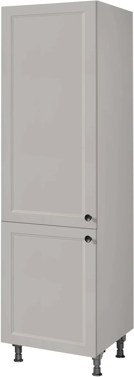 Nobilia Hochschrank Cascada Grau 2 Türen Soft-Close