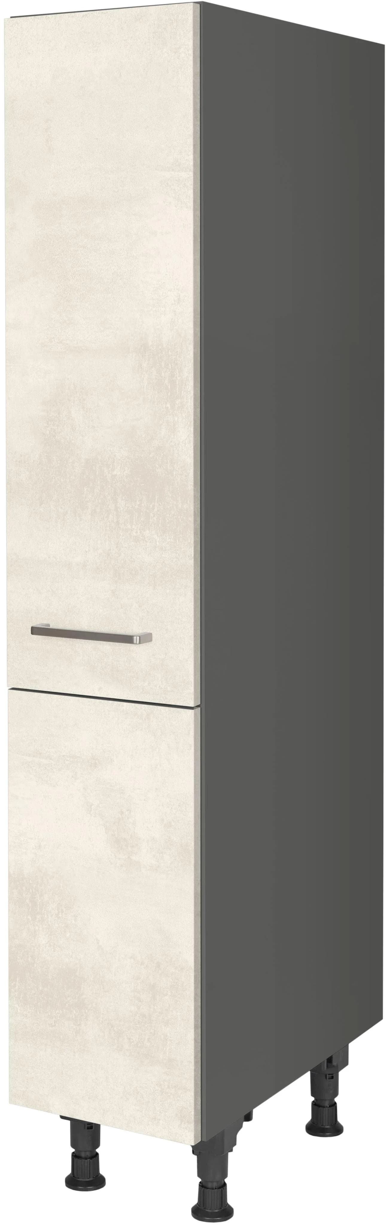 Apothekerschrank Nobilia Riva 30 cm Weiß Schiefergrau