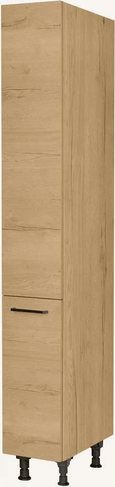 Apothekerschrank NOBILIA Structura 5 Einhängekörbe 30 cm Braun - Bild 2