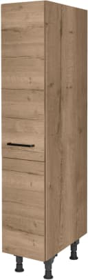 Apothekerschrank NOBILia Structura 4 Einhängekörbe 30 cm Breite Braun Bild 2