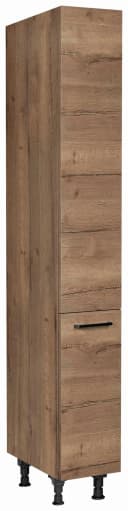 Apothekerschrank Nobilia Structura 5 Einhängekörbe 30 cm Braun Bild 1