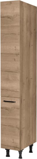 Apothekerschrank Nobilia Structura 5 Einhängekörbe 30 cm Braun Bild 2