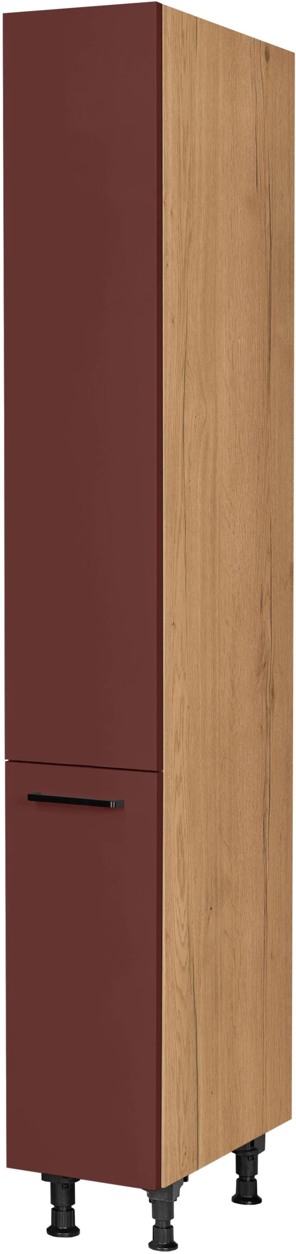 Apothekerschrank NOBILIA Easytouch Rostrot Eiche 30 cm