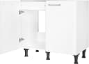 Spülenschrank NOBILIA Laser Alpinweiß 90 cm Bild 1