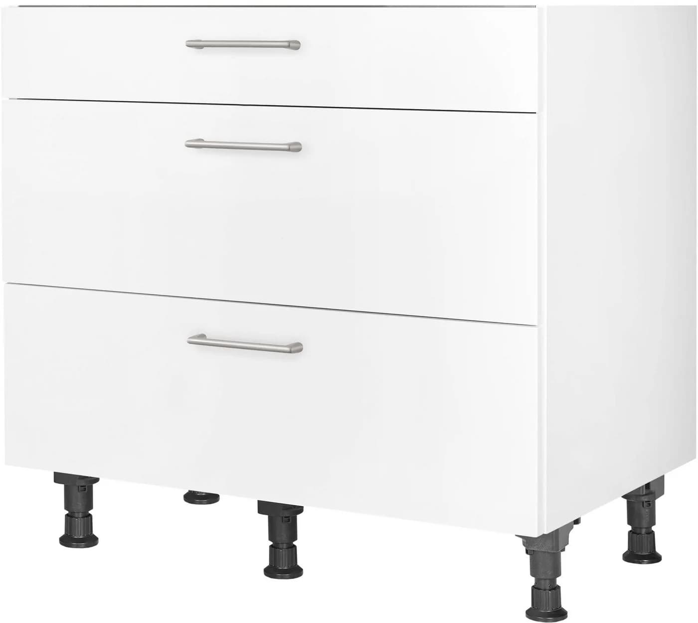 Kochfeldumbauschrank NOBILIA Laser Weiß 90 cm - Bild 2
