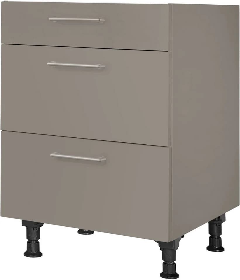 Nobilia Unterschrank Laser Taupegrau 60x87x58,3 cm - Bild 2