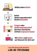 nobilia® Küchenzeile MIAMI 240 cm Schwarz Eiche Nachbildung Bild 4