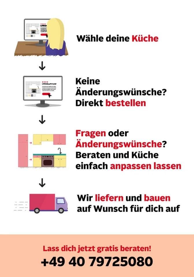 nobilia® Küchenzeile MIAMI 240 cm Schwarz Eiche Nachbildung - Bild 4