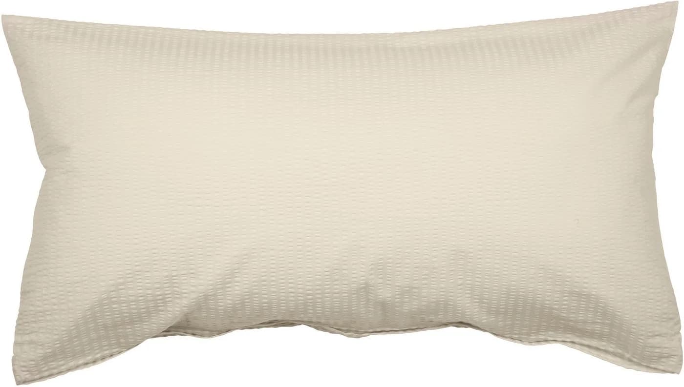 Janine Kissenbezug PIANO 80x40 cm Beige Mako-Soft-Seersucker - Bild 2