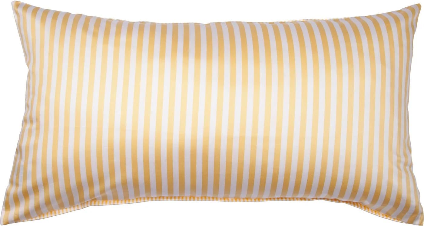 Janine Kissenbezug Modernclassic Gelb Mako-Satin Streifen - Bild 2