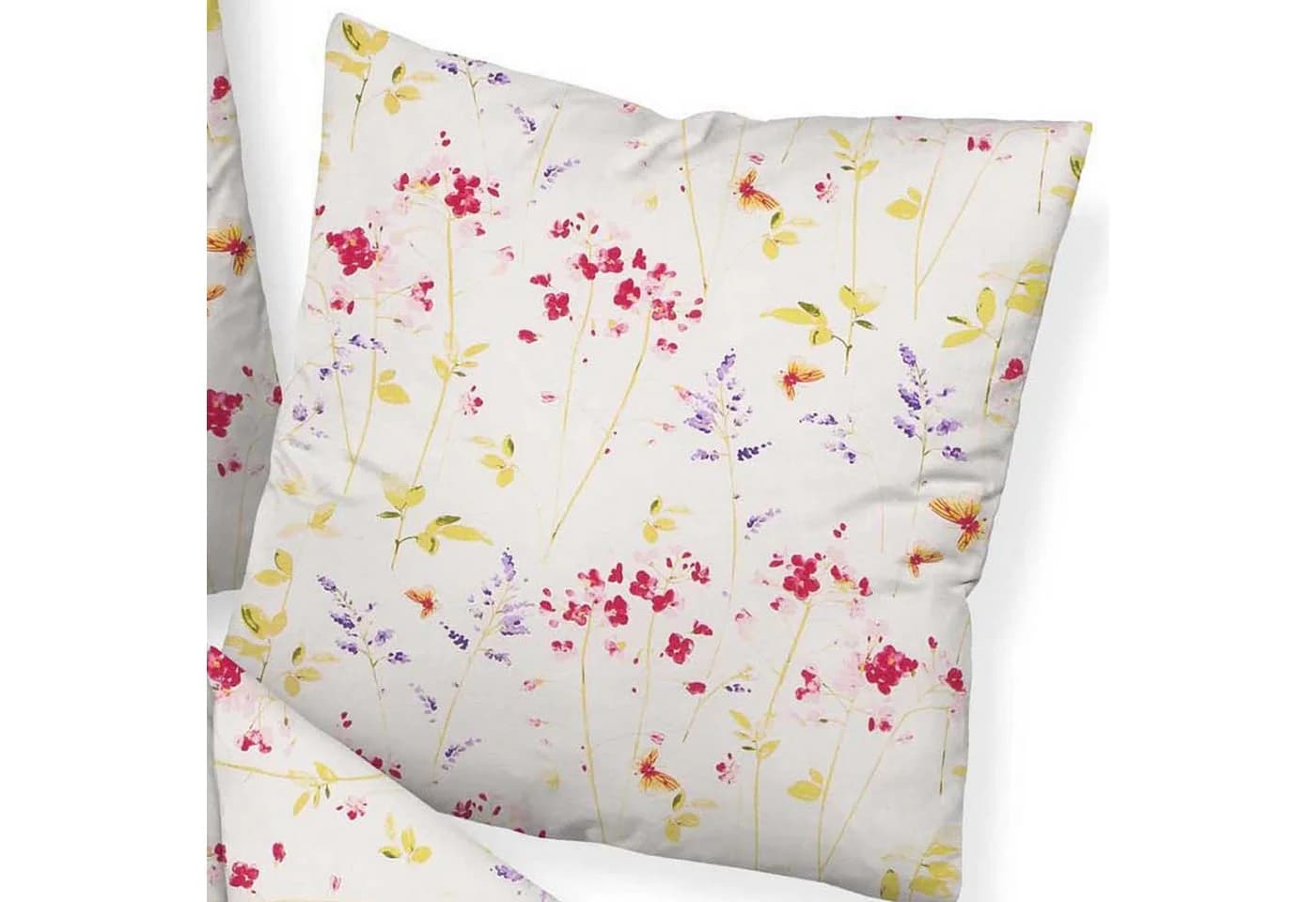 Janine Kissenbezug Mako-Soft-Seersucker Blumen - Bild 2