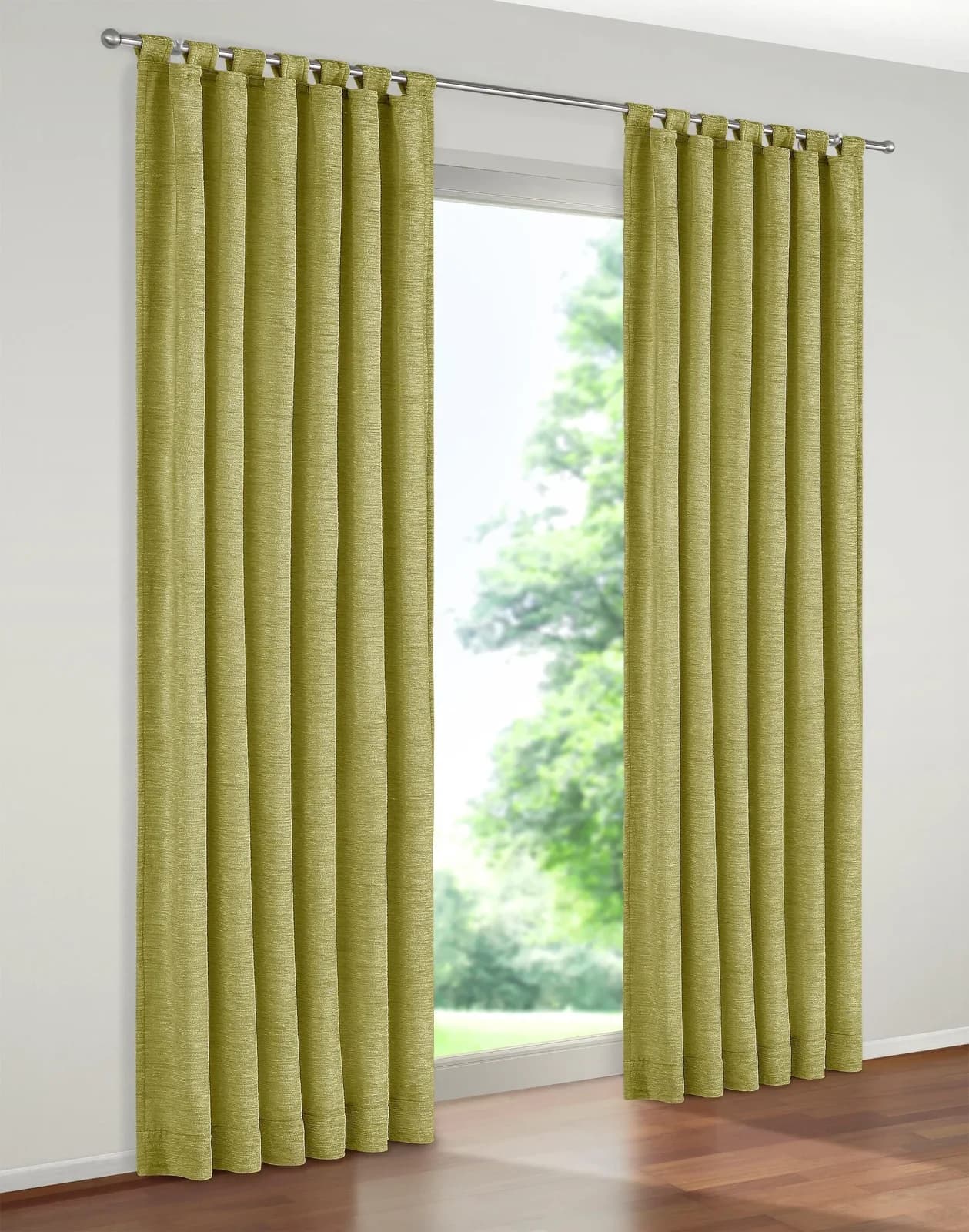 WIRTH Vorhang Trondheim 328 g/m² Hellgrün Chenille