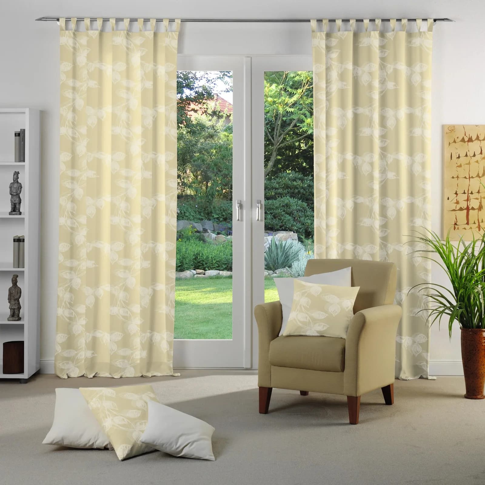 WIRTH Vorhang Angie Gr. 3 Creme Polyester