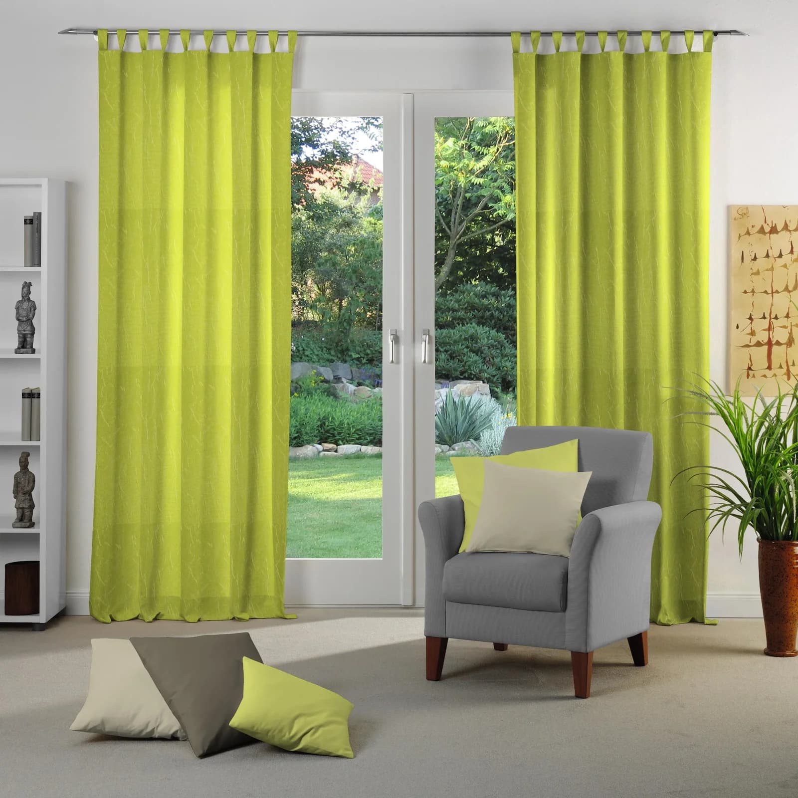 Vorhang WIRTH Lahnstein Gr. 4 Limone Polyester Gardine